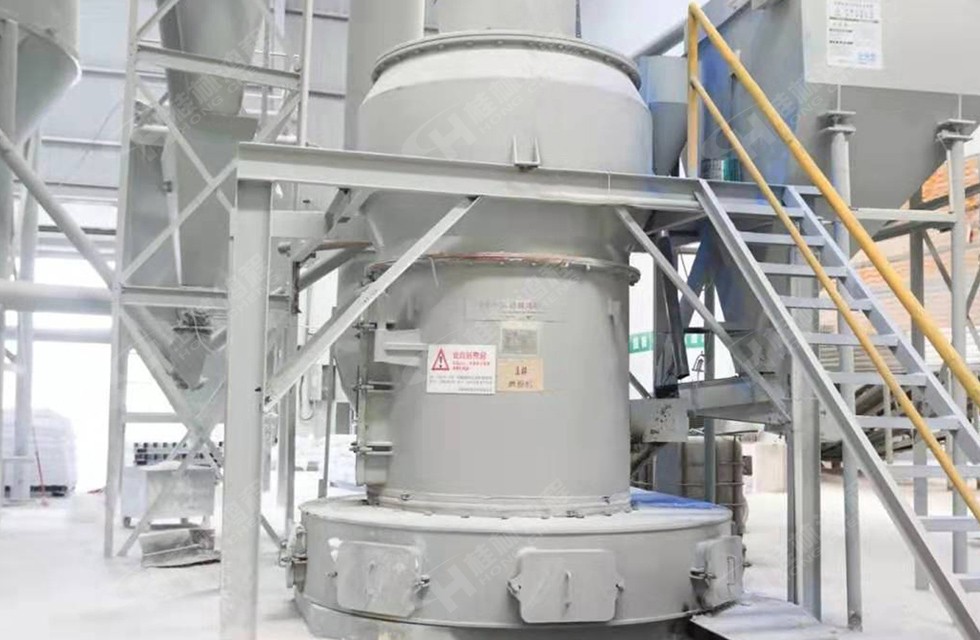四川某市HC1500擺式磨粉機生產線投產：白云石粉325目，時產6噸